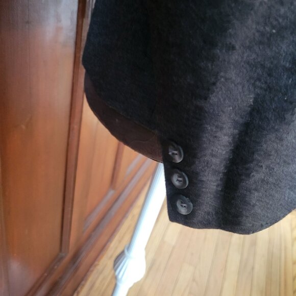 Pendleton Womens Charcoal Gray Wool Blazer Size 16W Single Button Closure Made I - Picture 6 of 8